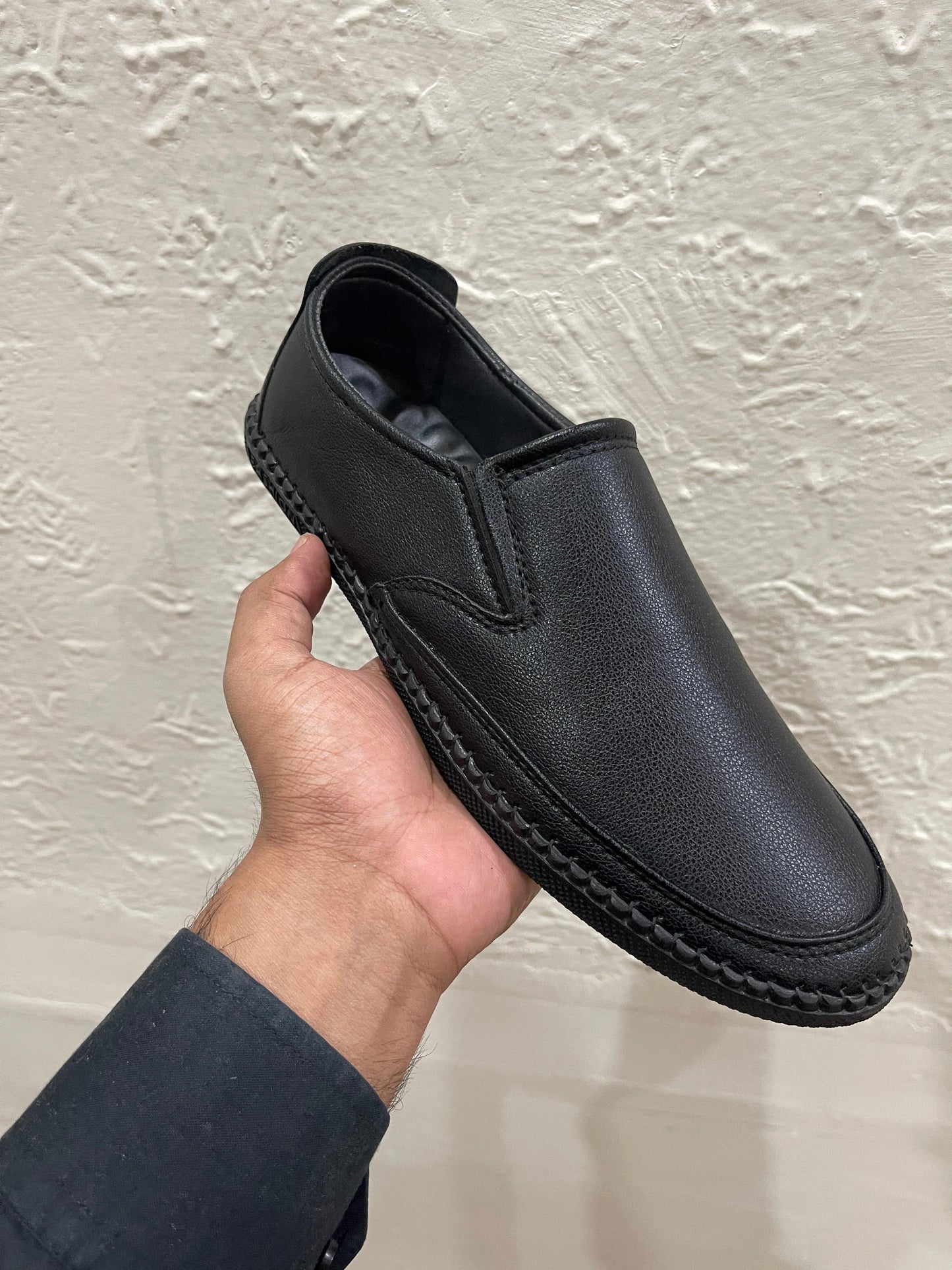 Black Classic Medicated Shoes