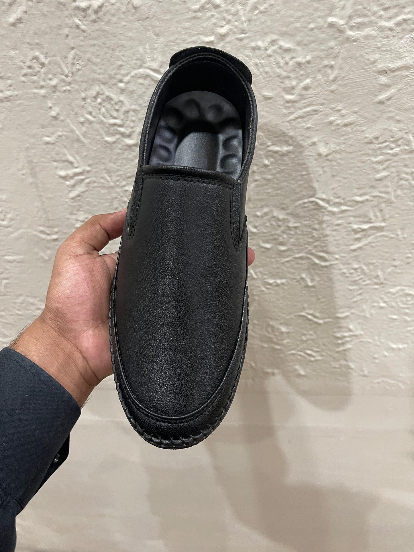 Black Classic Medicated Shoes