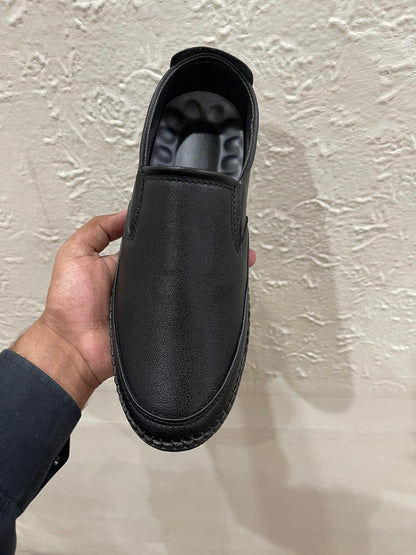 Black Classic Medicated Shoes
